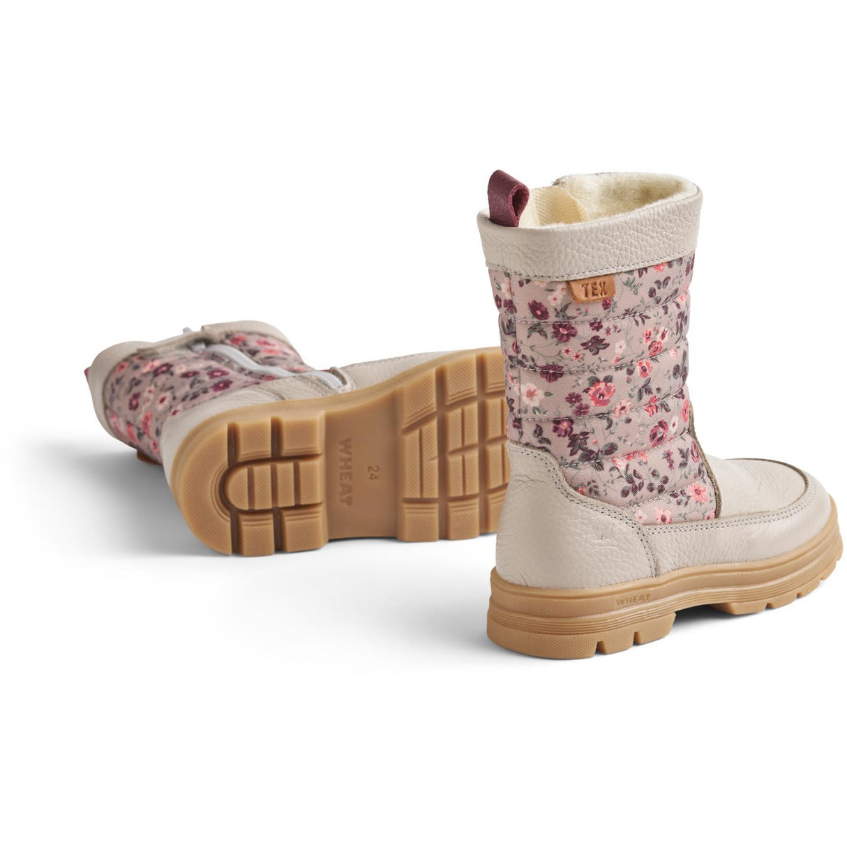 Wheat Grey Moon Flowers Winterboot Koa Tex