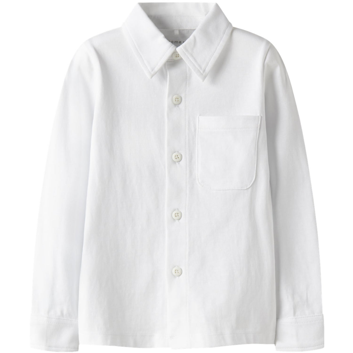 Name It Bright White Nmmronalo Ls Jersey Shirt