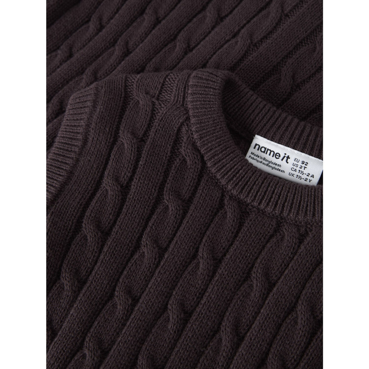 Name It Chocolate Plum Nmmraffat Knit Slipover