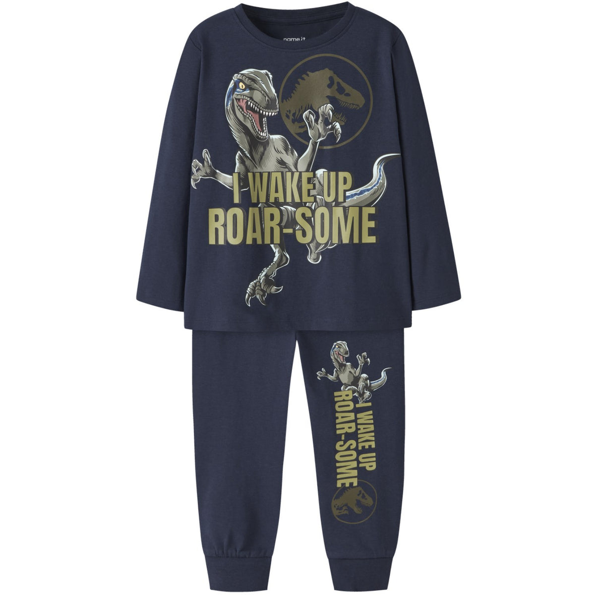 Name It Navy Blazer Nmmovas Jurassic Ls Nightset Sky