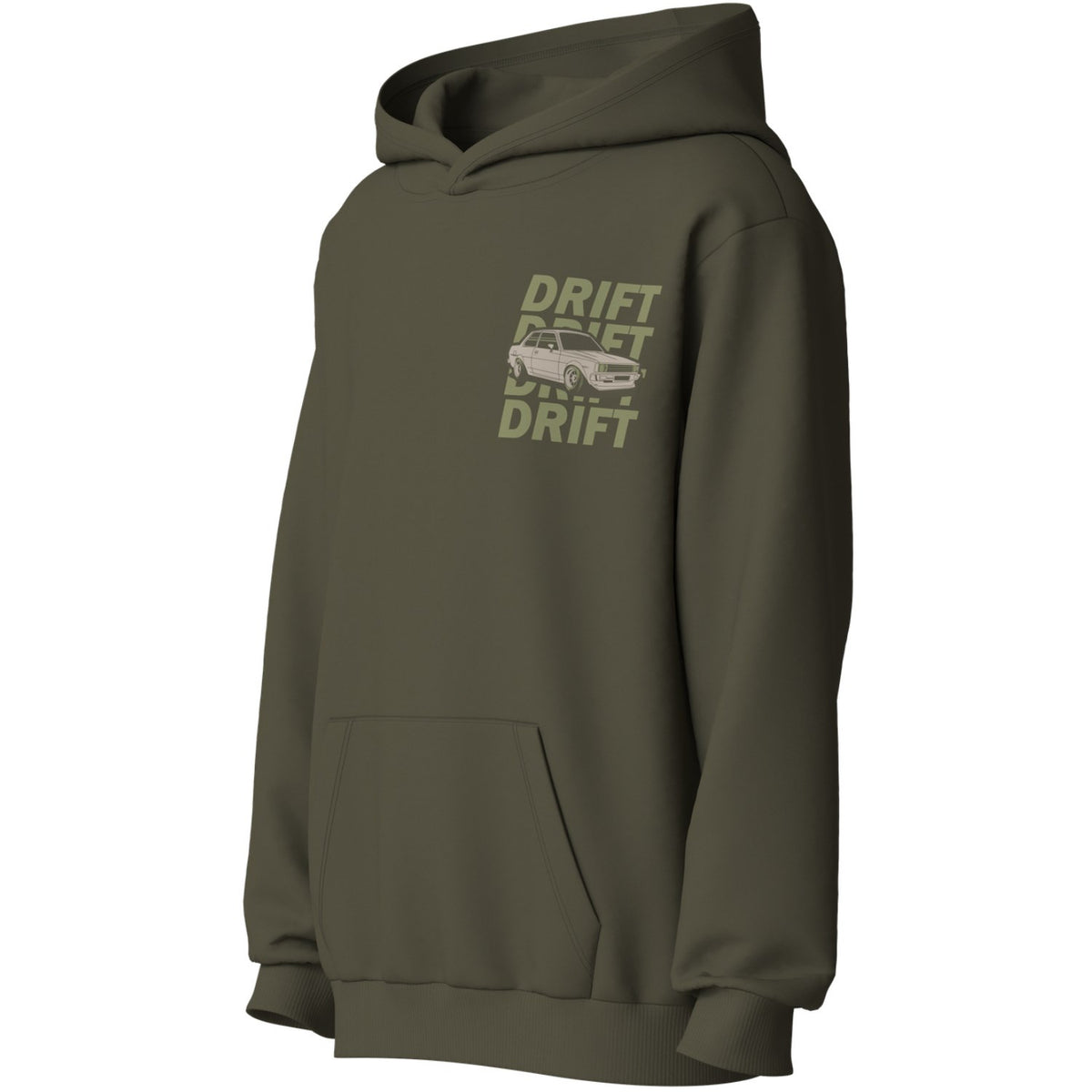 Name It Olive Night Drift Nkmvallen Ls Nreg Sweat Wh Bru