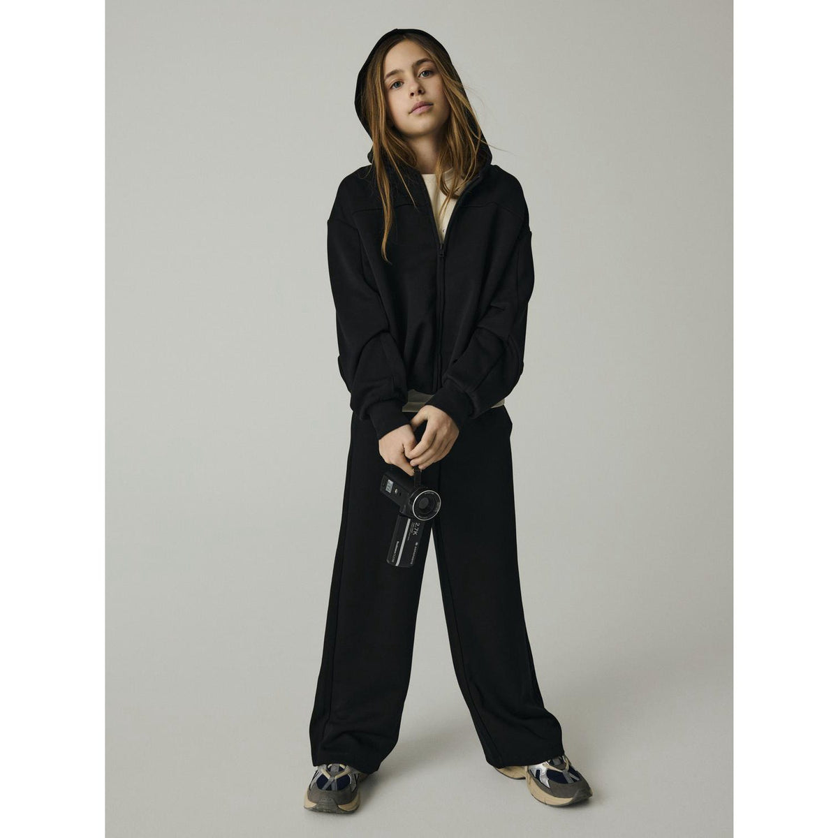 Name It Black Nkfsapalu Wide Sweat Pants