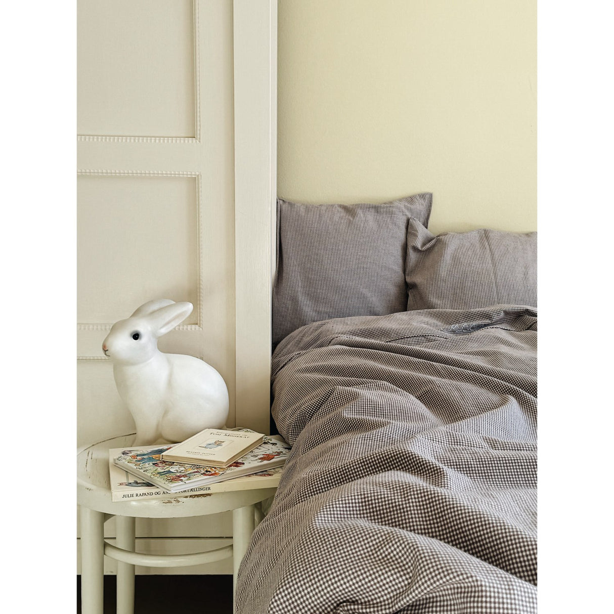 Lalaby Tiny Check Brown Classic Baby Bedding