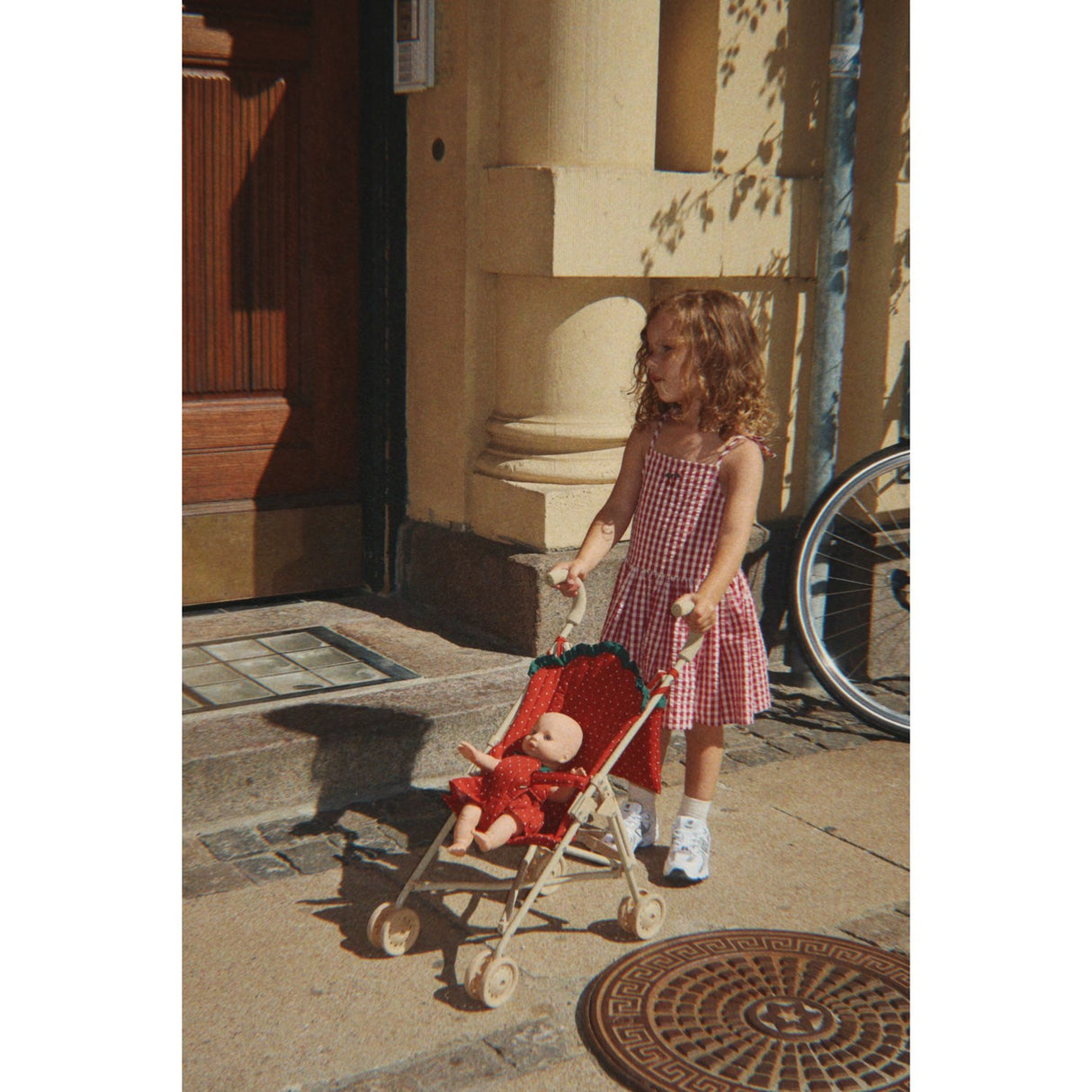 Konges Sløjd Raspberry Check Isotta Dress Gots