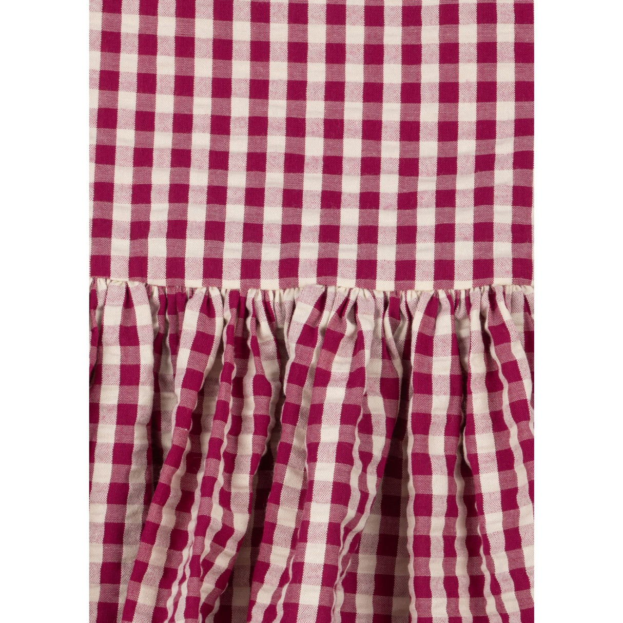 Konges Sløjd Raspberry Check Isotta Dress Gots