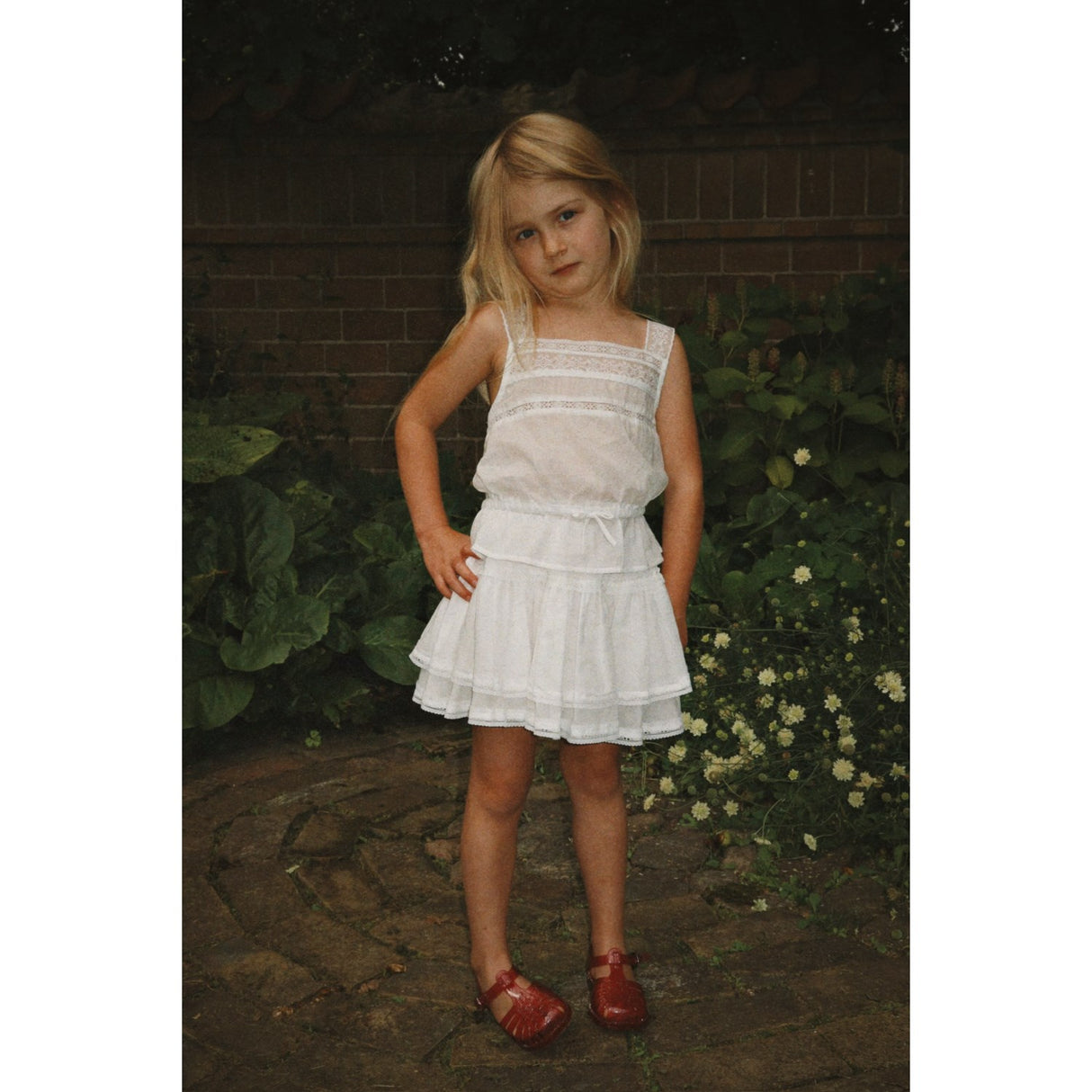 Konges Sløjd Optic White Mora Skirt Gots