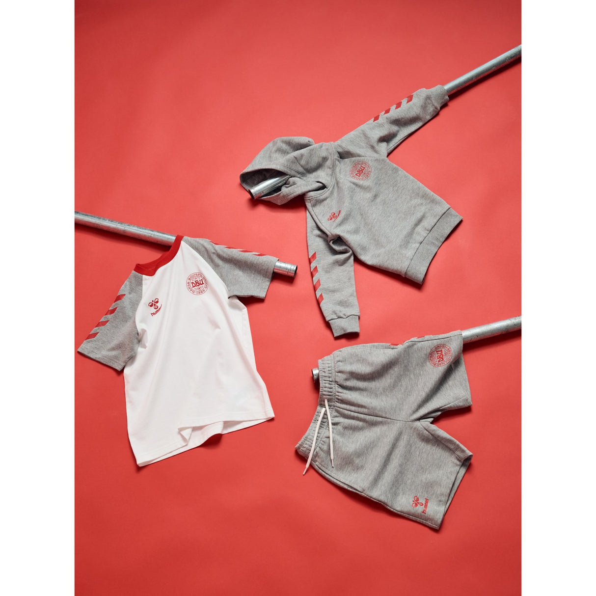 Hummel Grey Melange Jr Reg Dbu Shorts