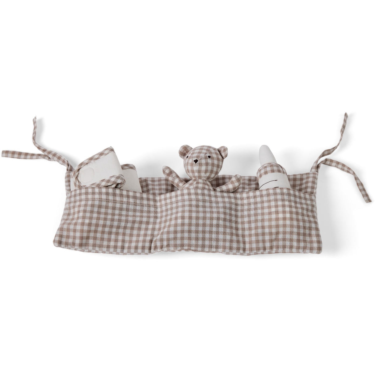 Smallstuff Delicate Nature Gingham Storage With Accessories For Dukkeseng