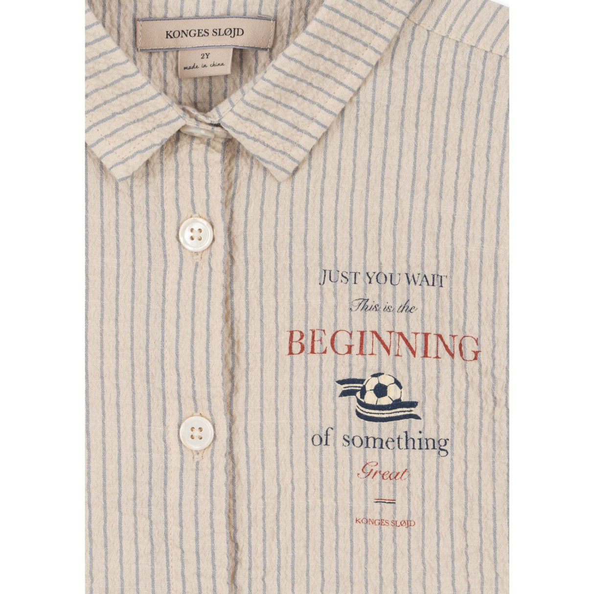 Konges Sløjd Tradewinds Stripe Elliot Ss Shirt Gots