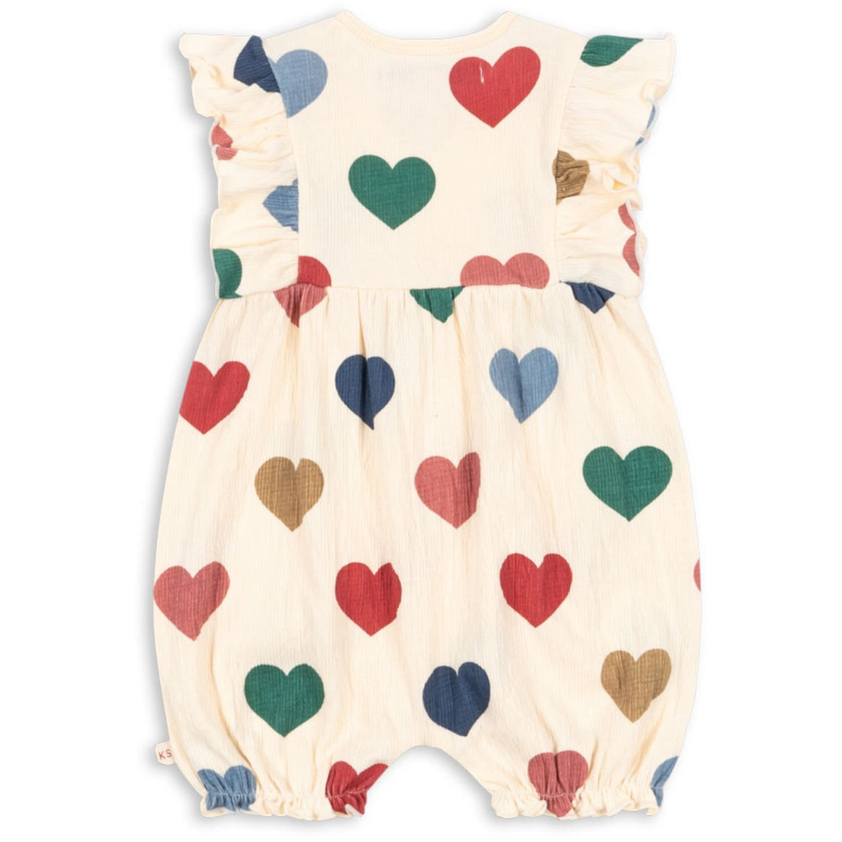 Konges Sløjd Bon Coeur Coloré Chleo Frill Romper Gots