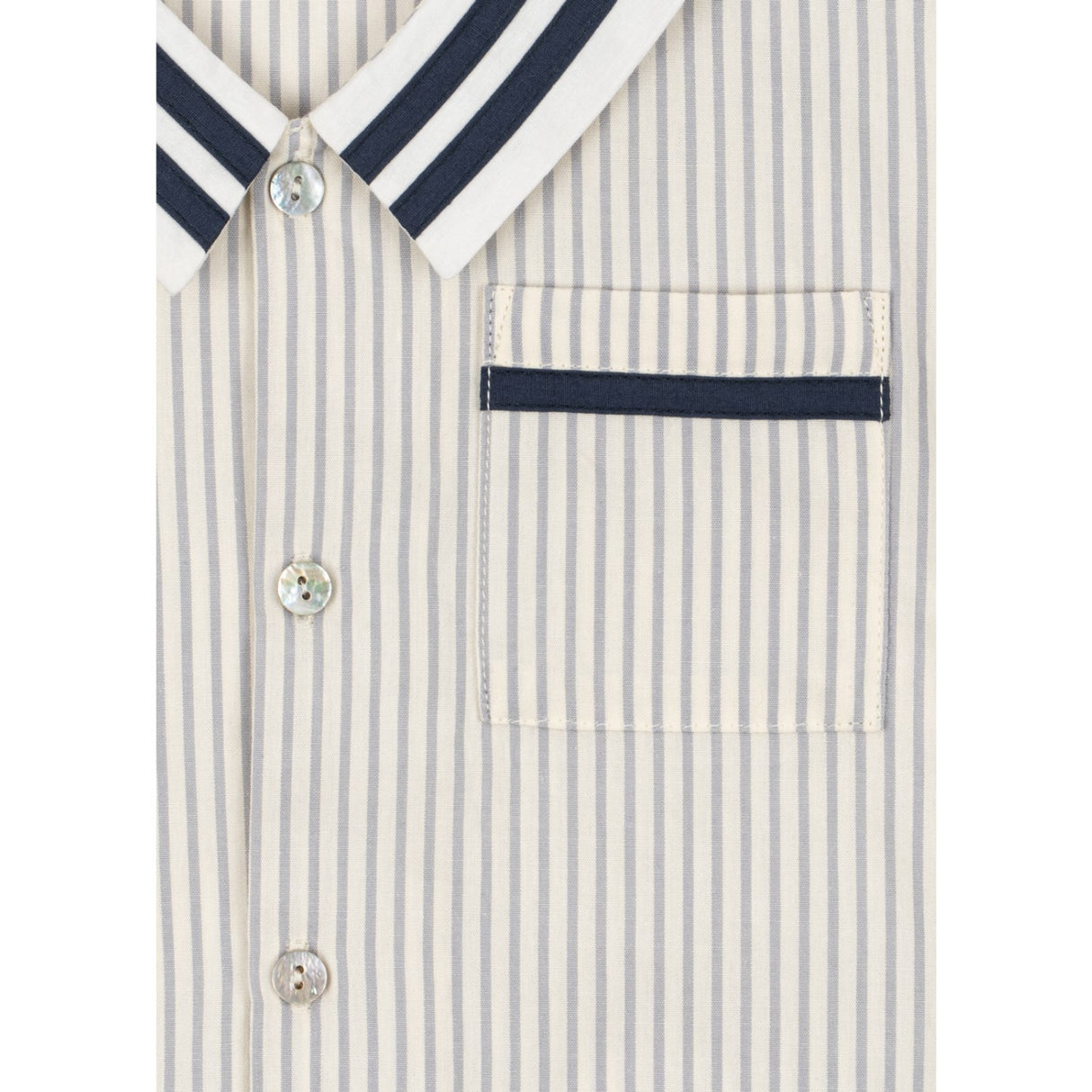 Konges Sløjd Bleu Stripe Allie Sailor Shirt Gots