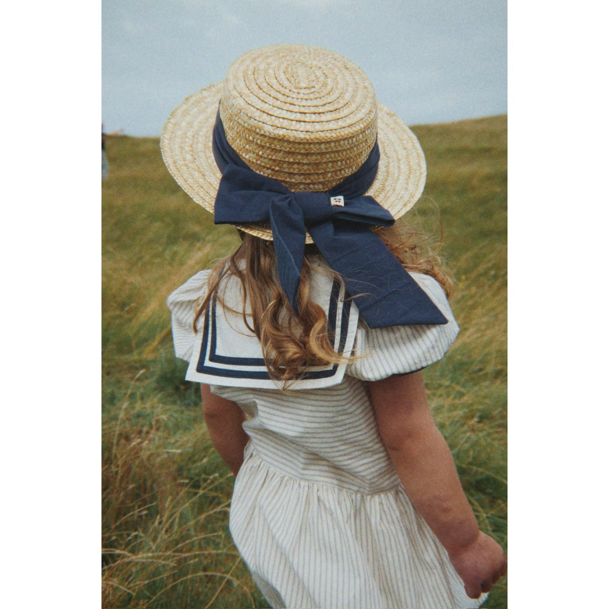 Konges Sløjd Bleu Stripe Allie Sailor Dress Gots