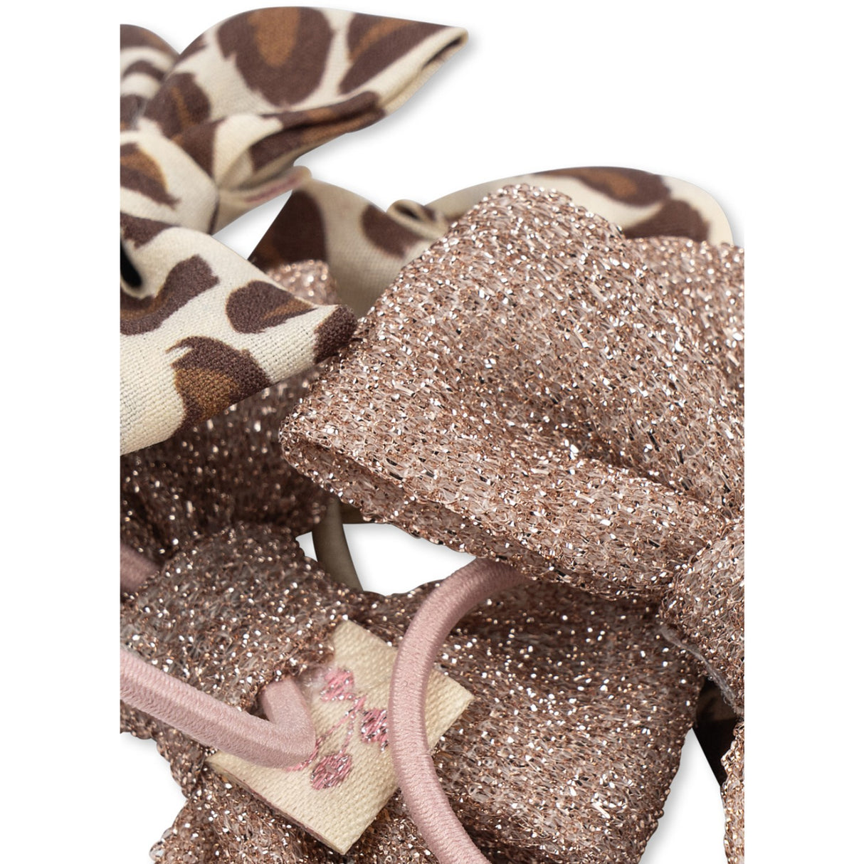 Konges Sløjd Leo/Rose 4 Pack Bow Hair Elastic