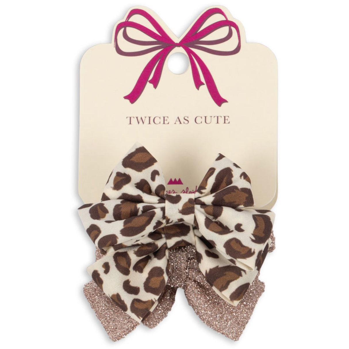 Konges Sløjd Leo/Rose 4 Pack Bow Hair Elastic