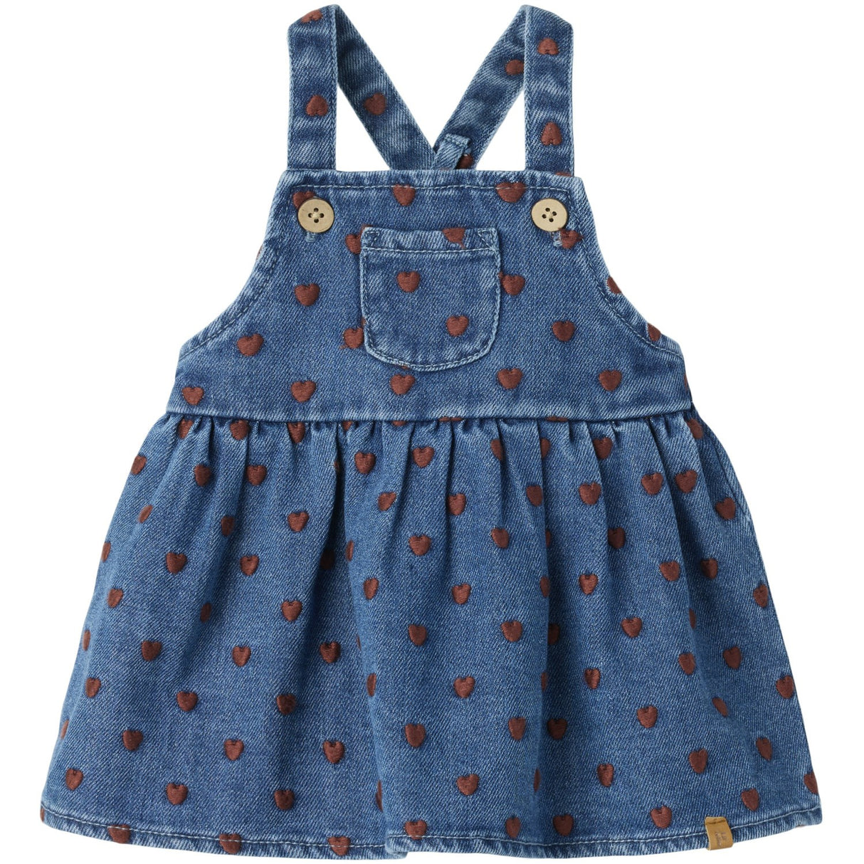 Lil'Atelier Dark Blue Denim Hearts Nbfliva Loose Dnm Skirtall 2001-Se