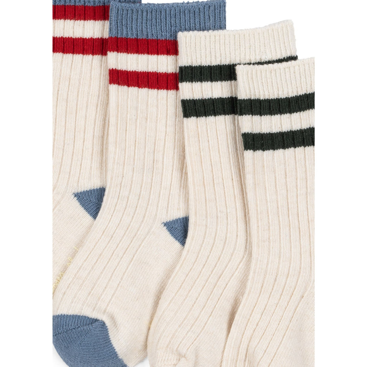 Konges Sløjd Pearl Blue 2 Pack Rib Socks