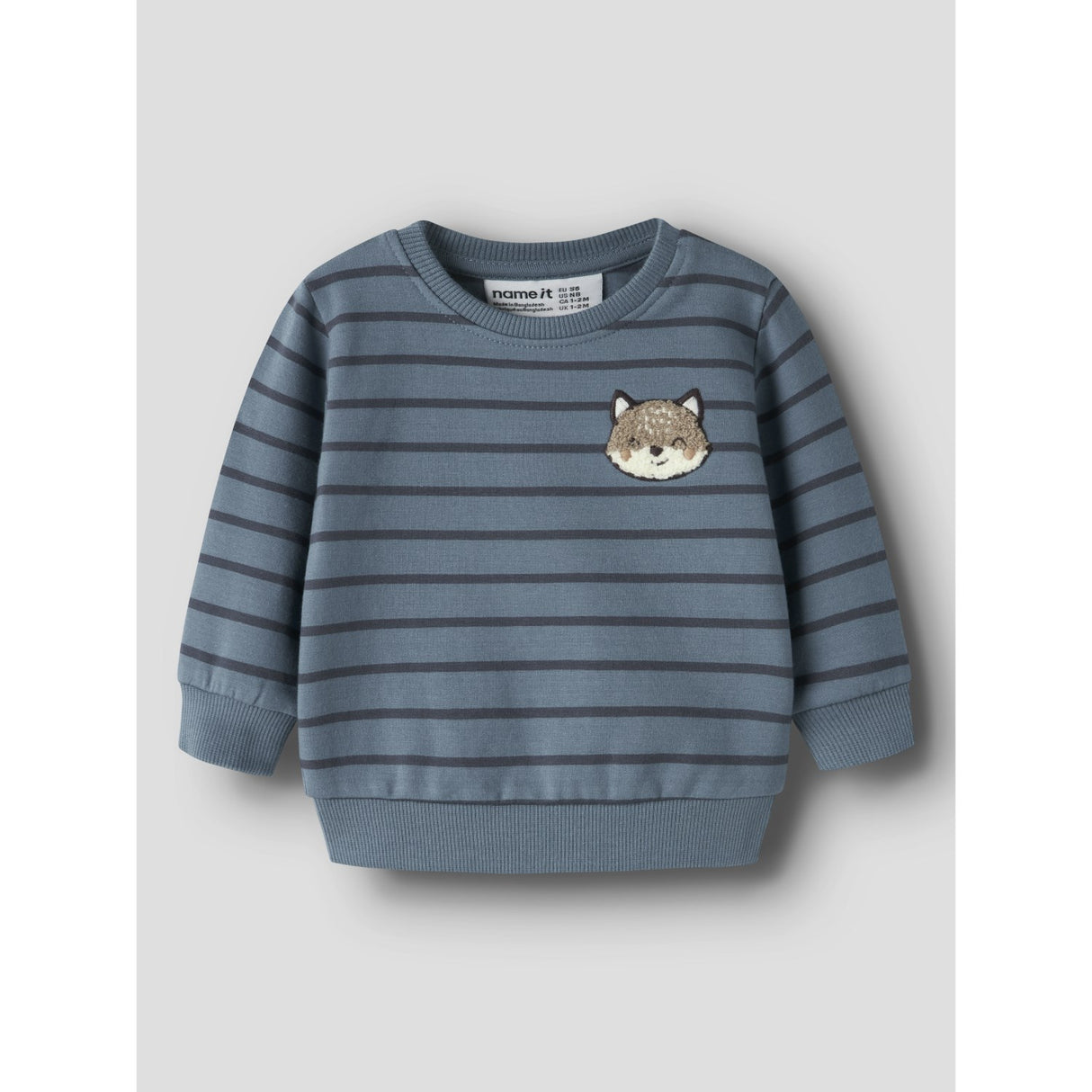 Name It Blue Mirage Nbmnaddel Ls Sweat Bru