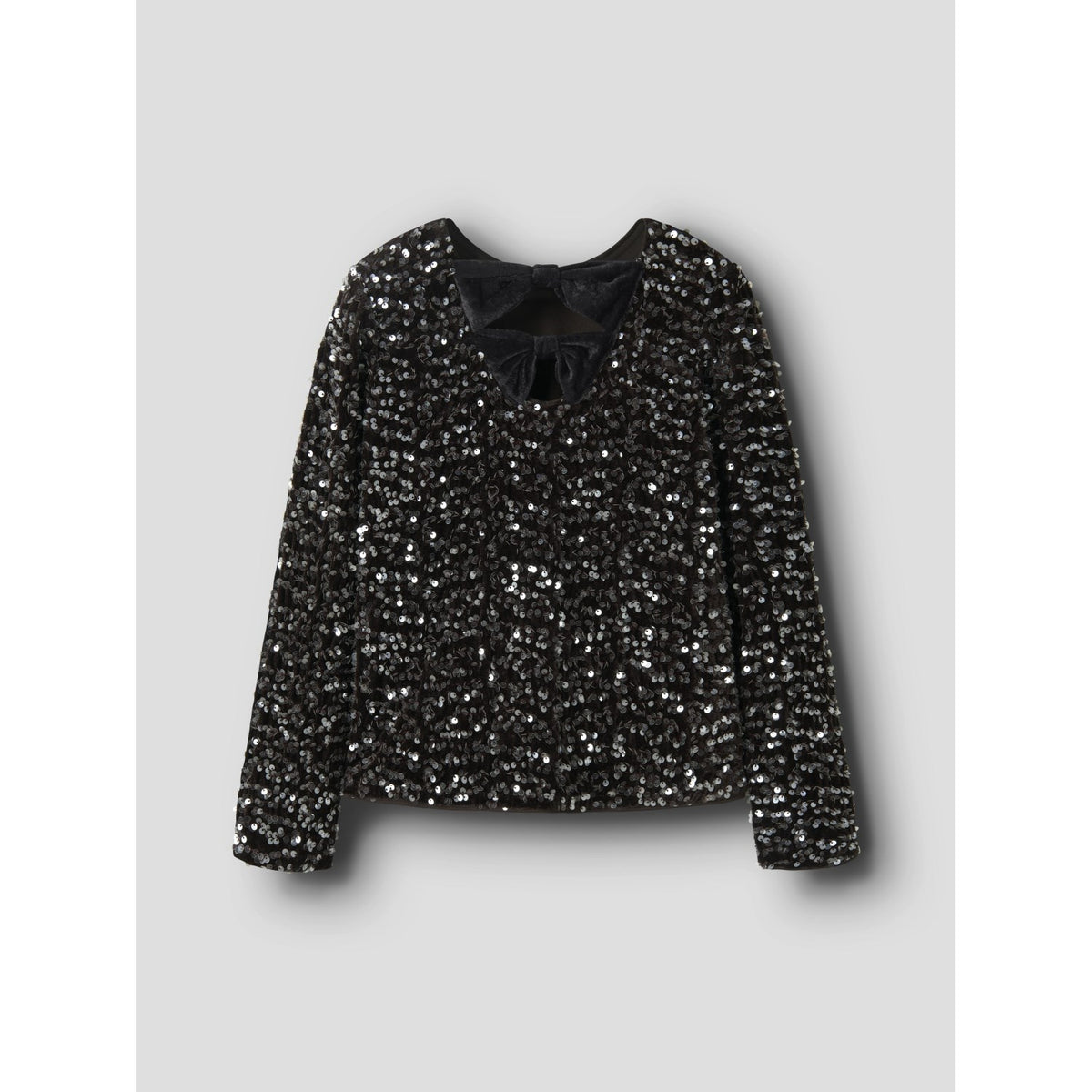 Name It Chocolate Plum Nkfrusitta Ls Bow Blouse