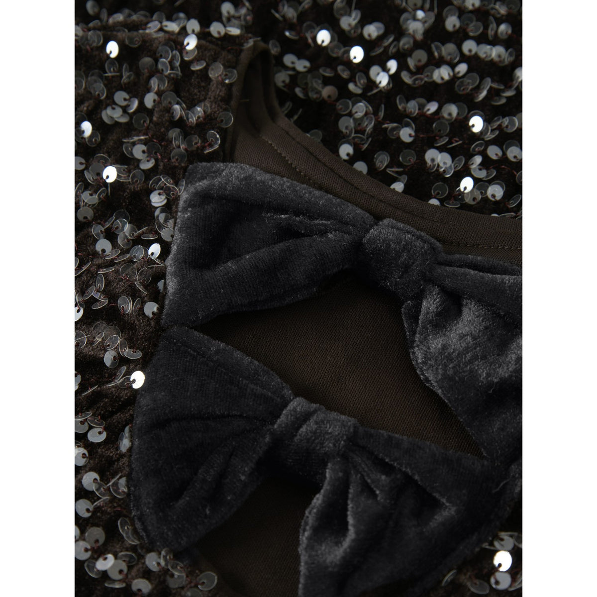 Name It Chocolate Plum Nkfrusitta Ls Bow Blouse