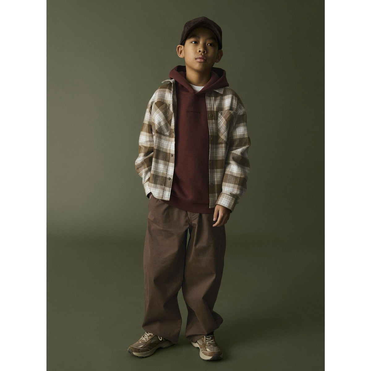 Name It Island Fossil Nkmrevin Ls Overshirt