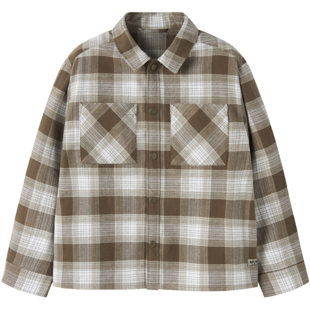 Name It Island Fossil Nkmrevin Ls Overshirt