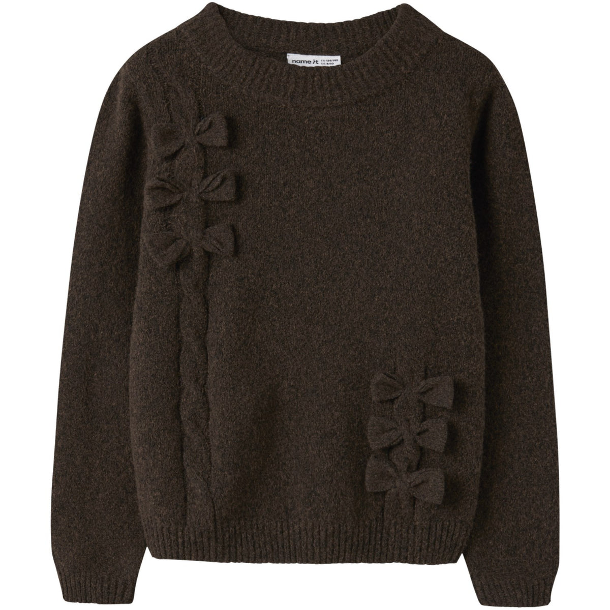 Name It Chocolate Plum Nkfojesmi Ls Knit