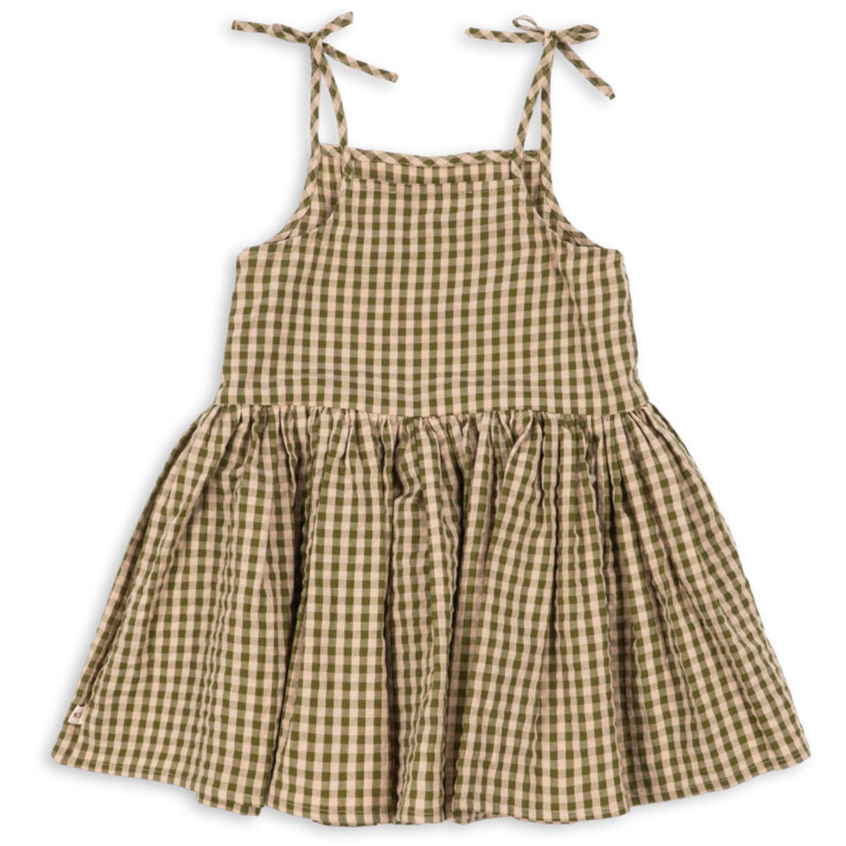 Konges Sløjd Avocado Check Kim Isotta Dress Gots