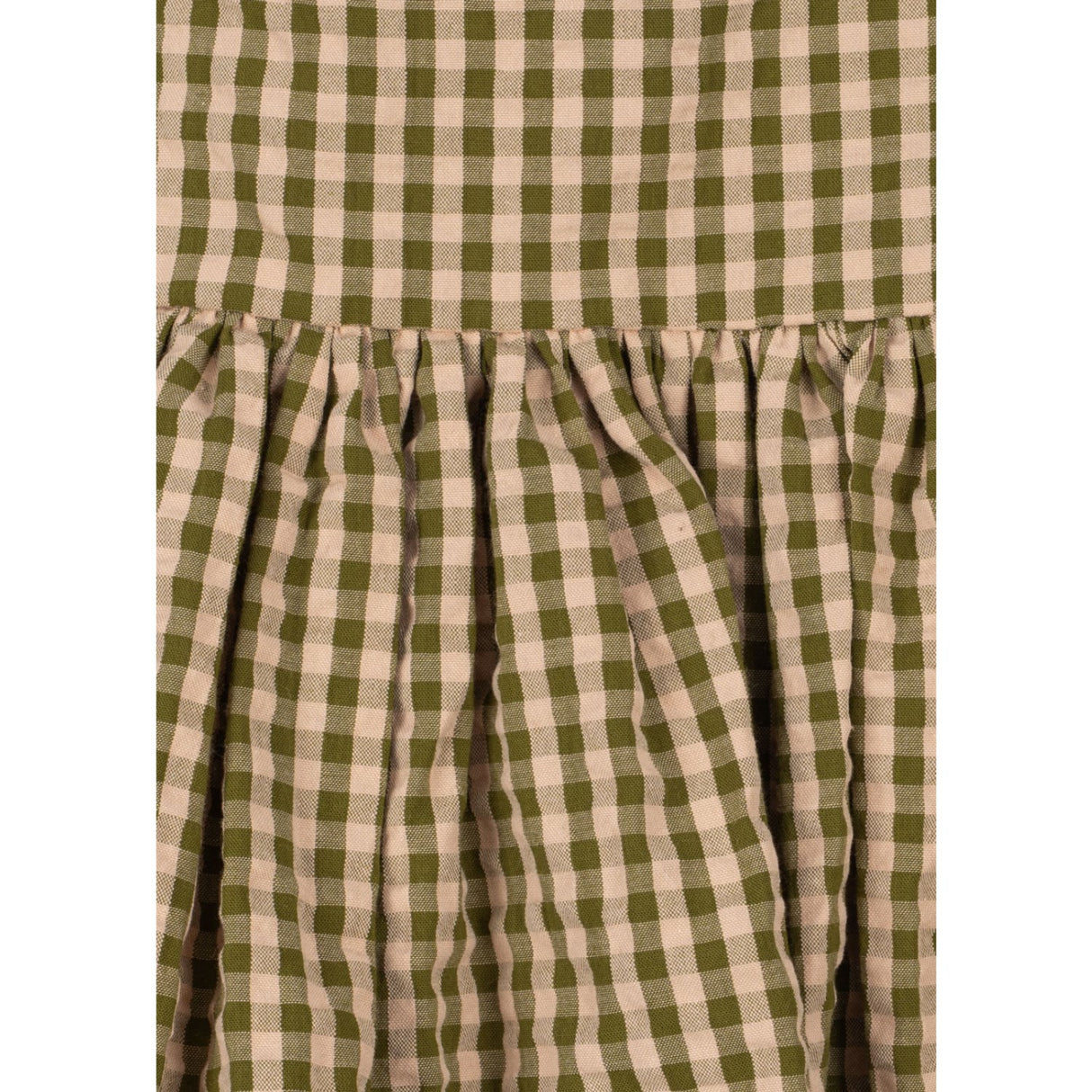 Konges Sløjd Avocado Check Kim Isotta Dress Gots