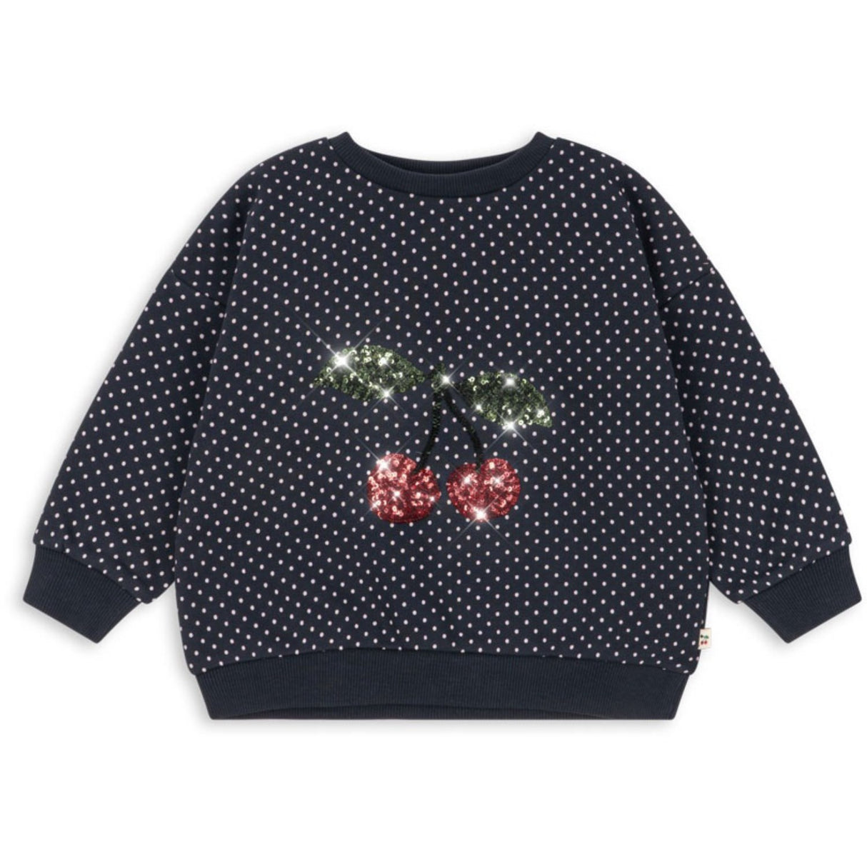 Konges Sløjd Dot Tout Petite Lou Dot Sequin Sweatshirt Gots