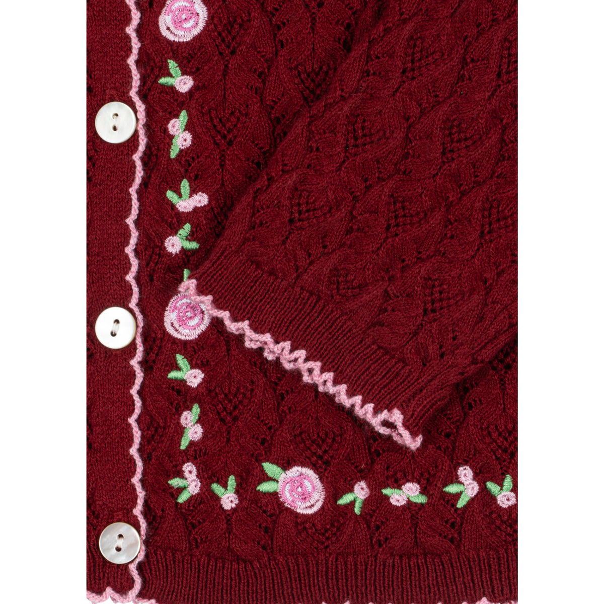 Konges Sløjd Pomegranate Rosier Cardigan