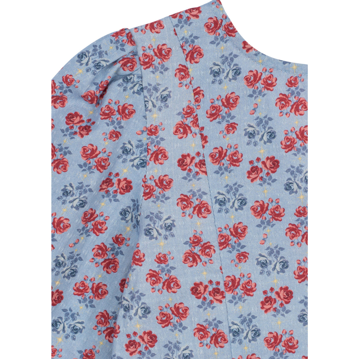 Konges Sløjd Lumina Blu Avi Ls Bow Dress Gots