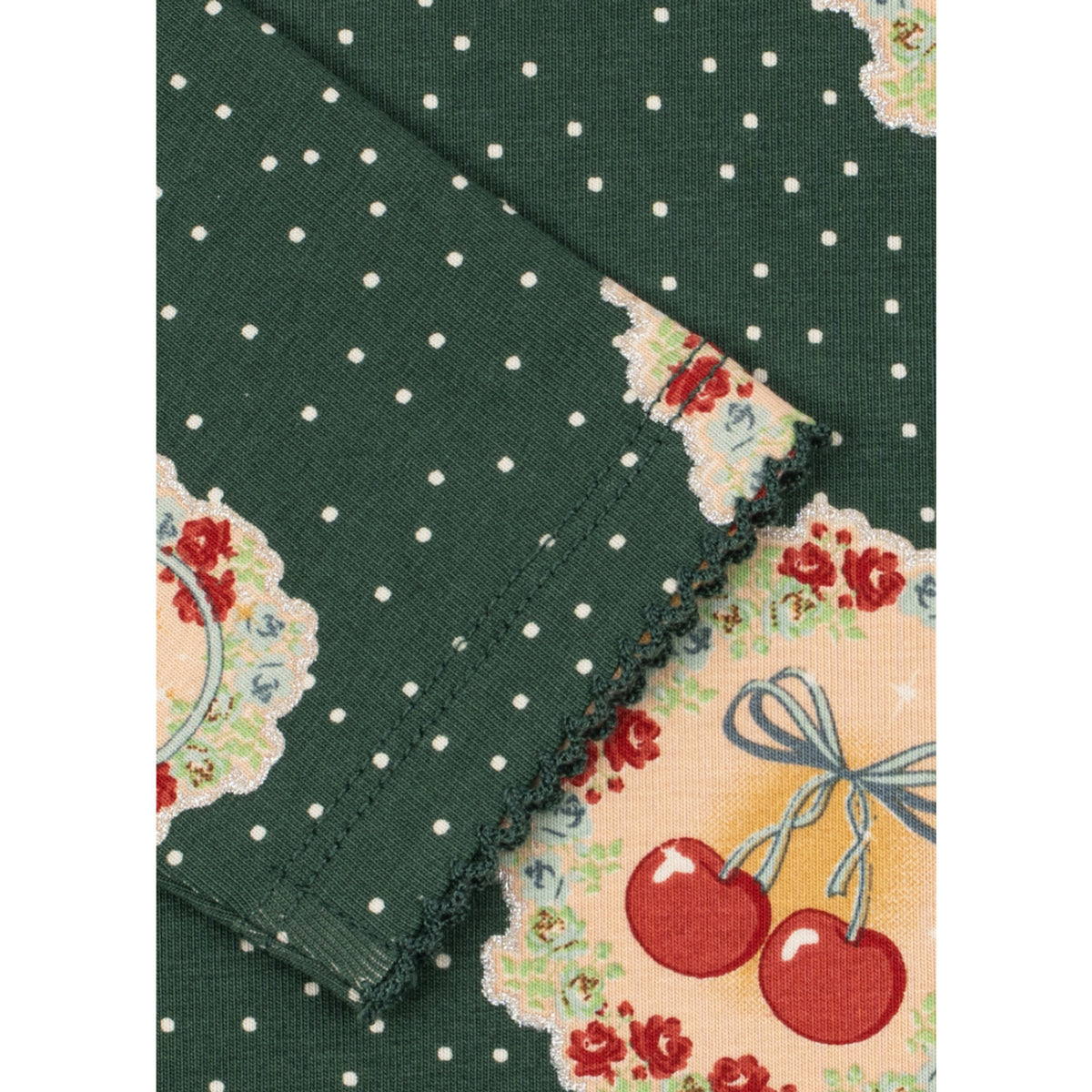 Konges Sløjd Deer Diary Green Basic Blouse/Pants Set Gots