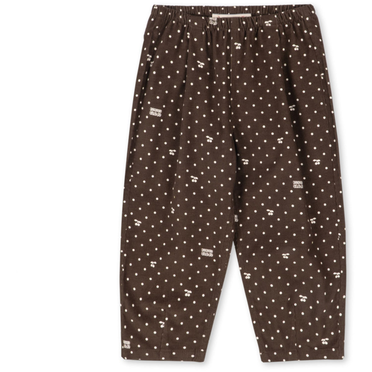 Konges Sløjd Cherry Dot Chocolate Cara Pleat Pants Gots