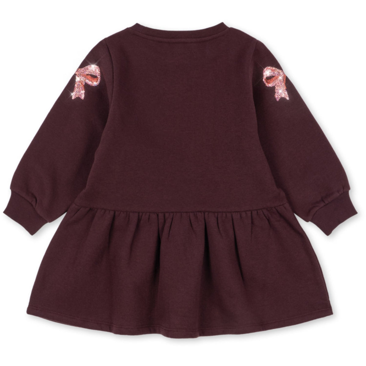 Konges Sløjd Decadent Chocolate Lou Bow Sweat Dress Gots