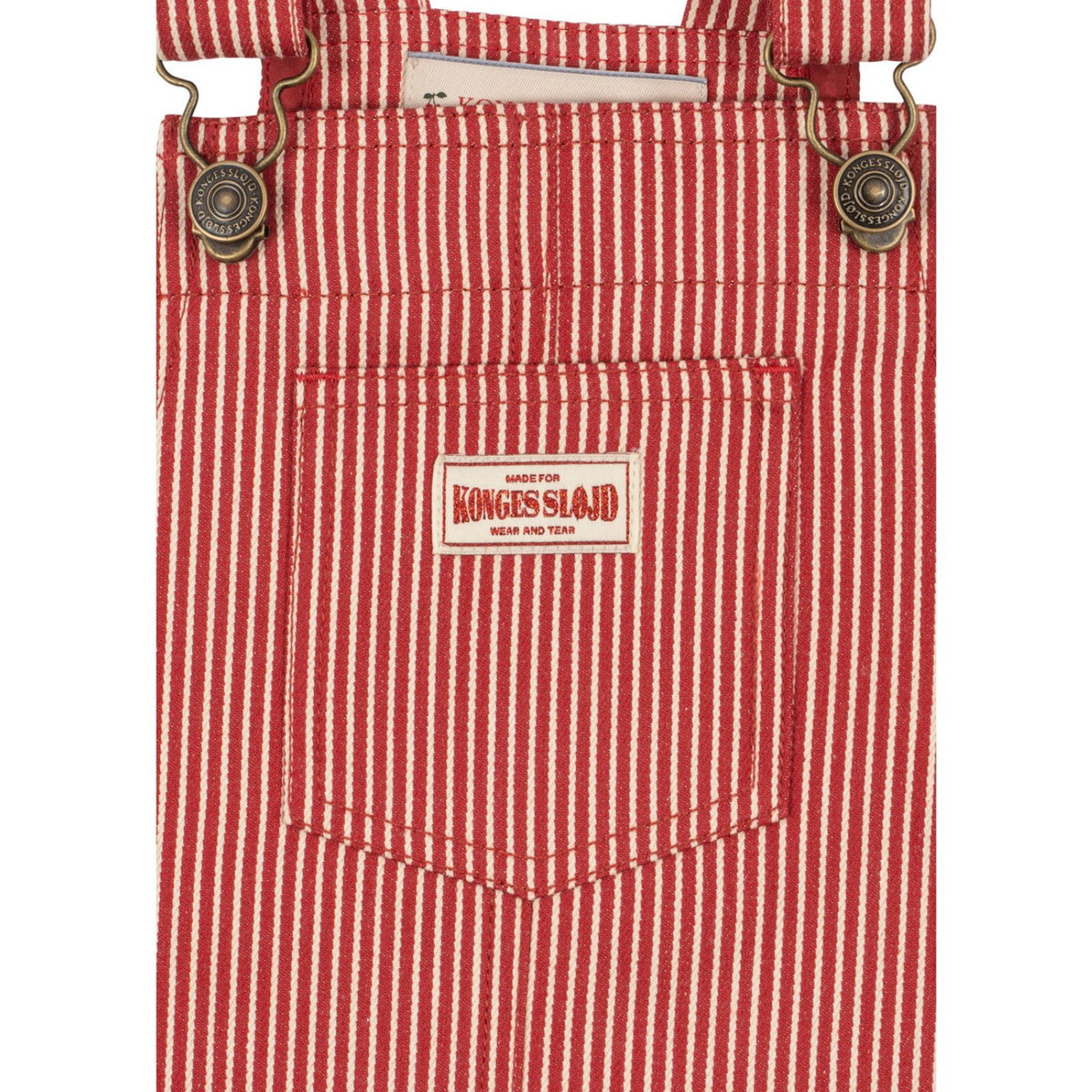 Konges Sløjd Milk Rouge Stripe Luc Spencer Dress Gots