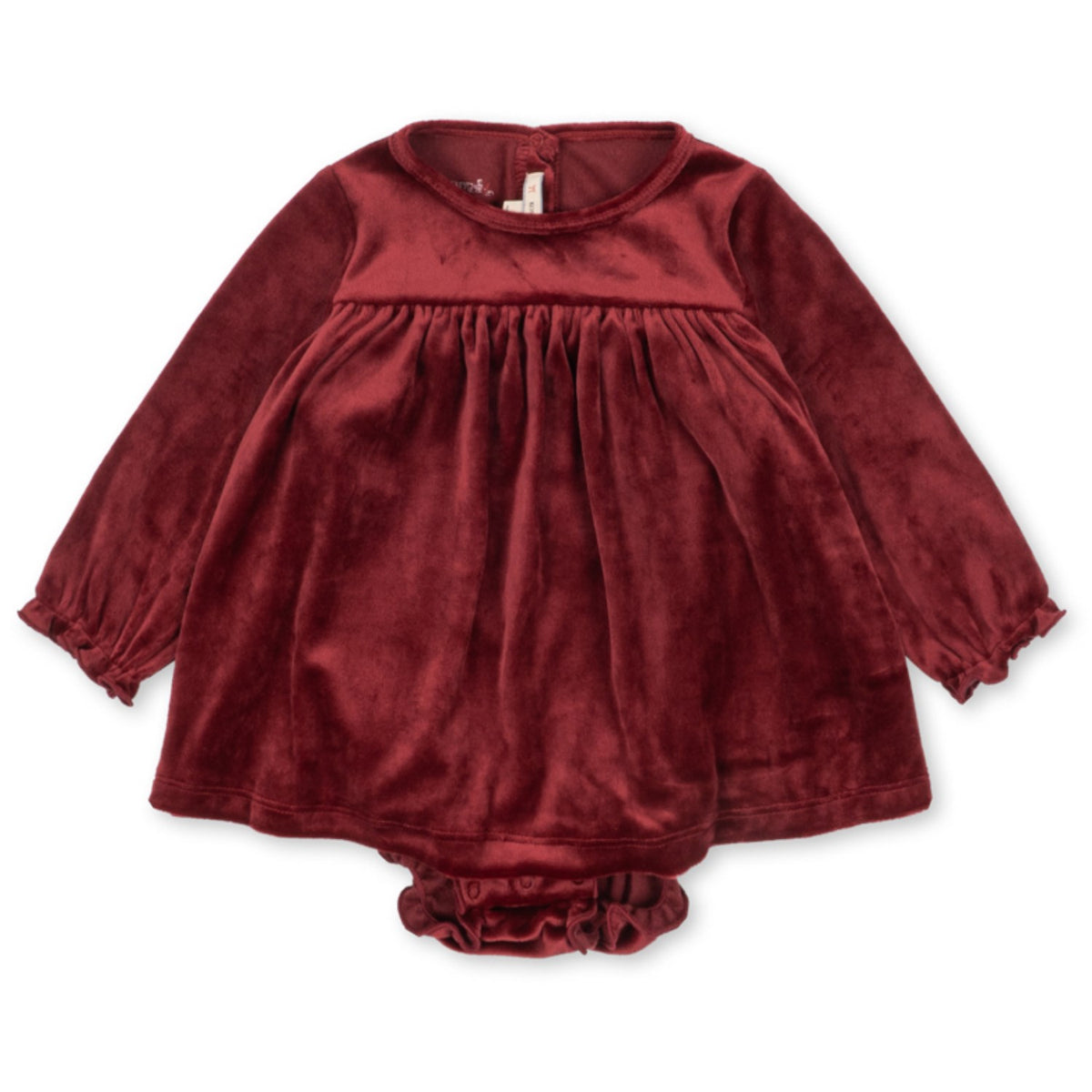 Konges Sløjd Red Dahlia Jingle Romper Dress Grs