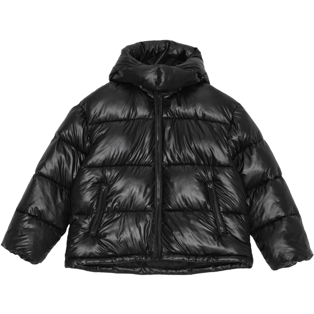 brunobruno nation Jet Black Edith Puffer Jacket