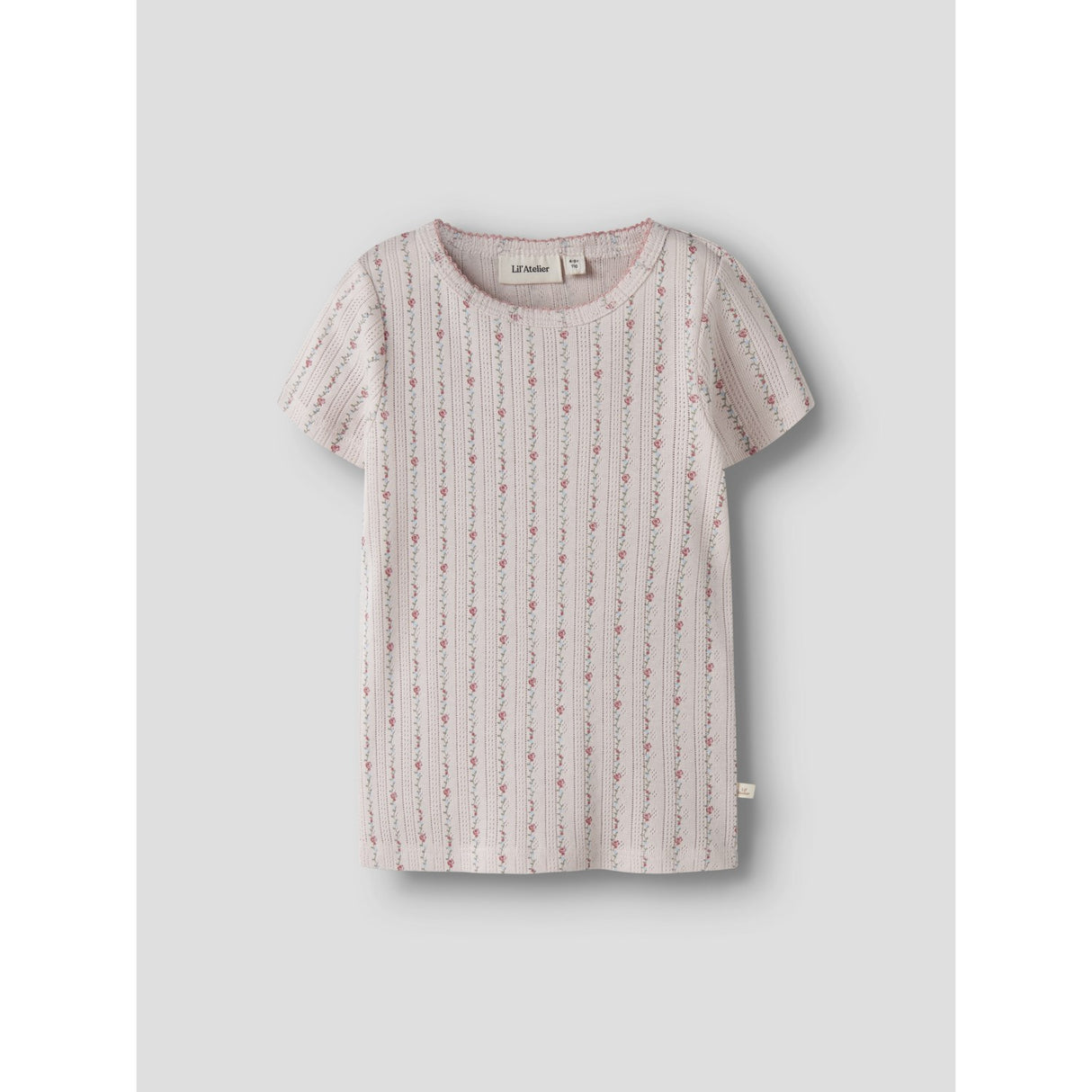 Lil'Atelier Morganite Flower Nmfrachello Dap Ss Slim Top Lil