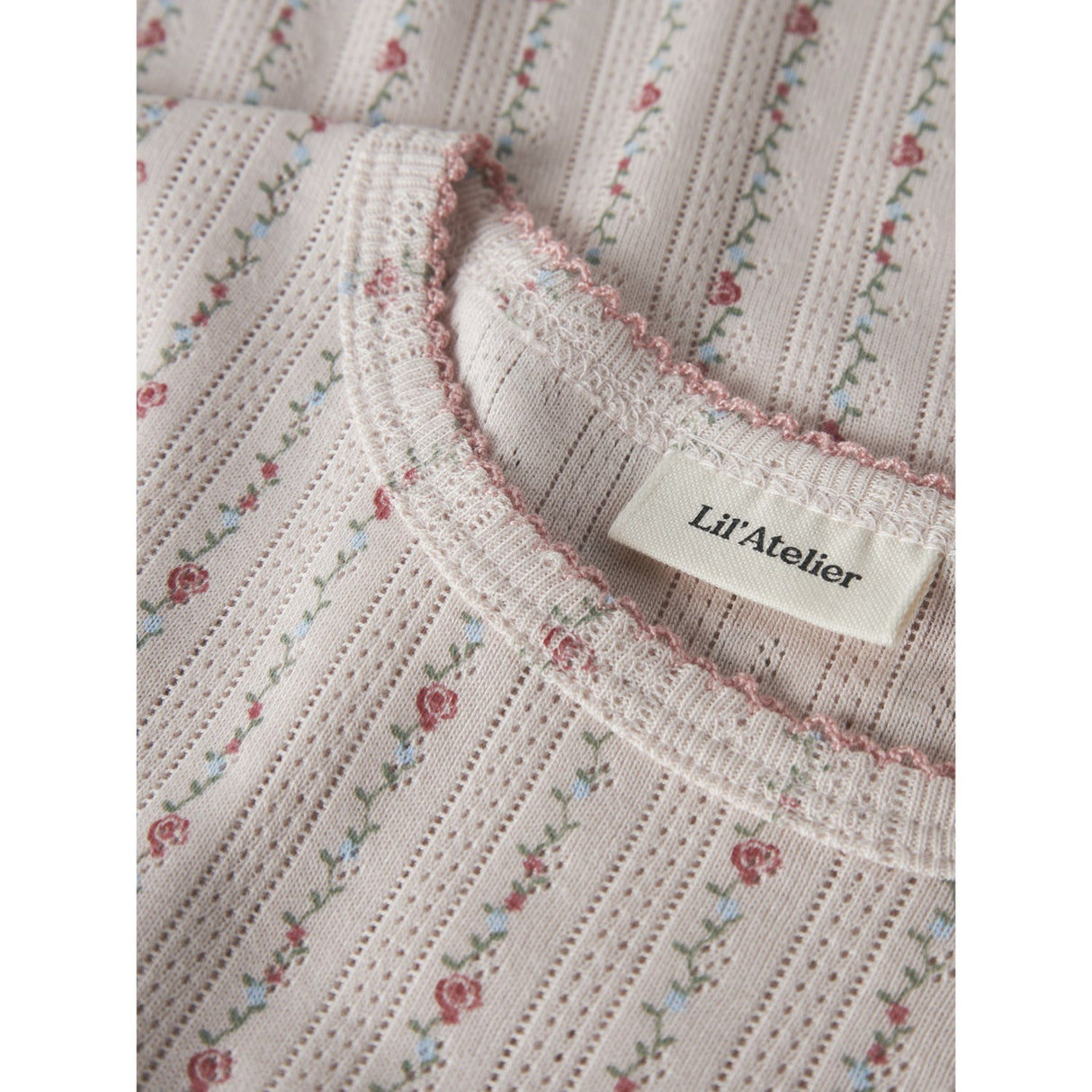 Lil'Atelier Morganite Flower Nmfrachello Dap Ss Slim Top Lil