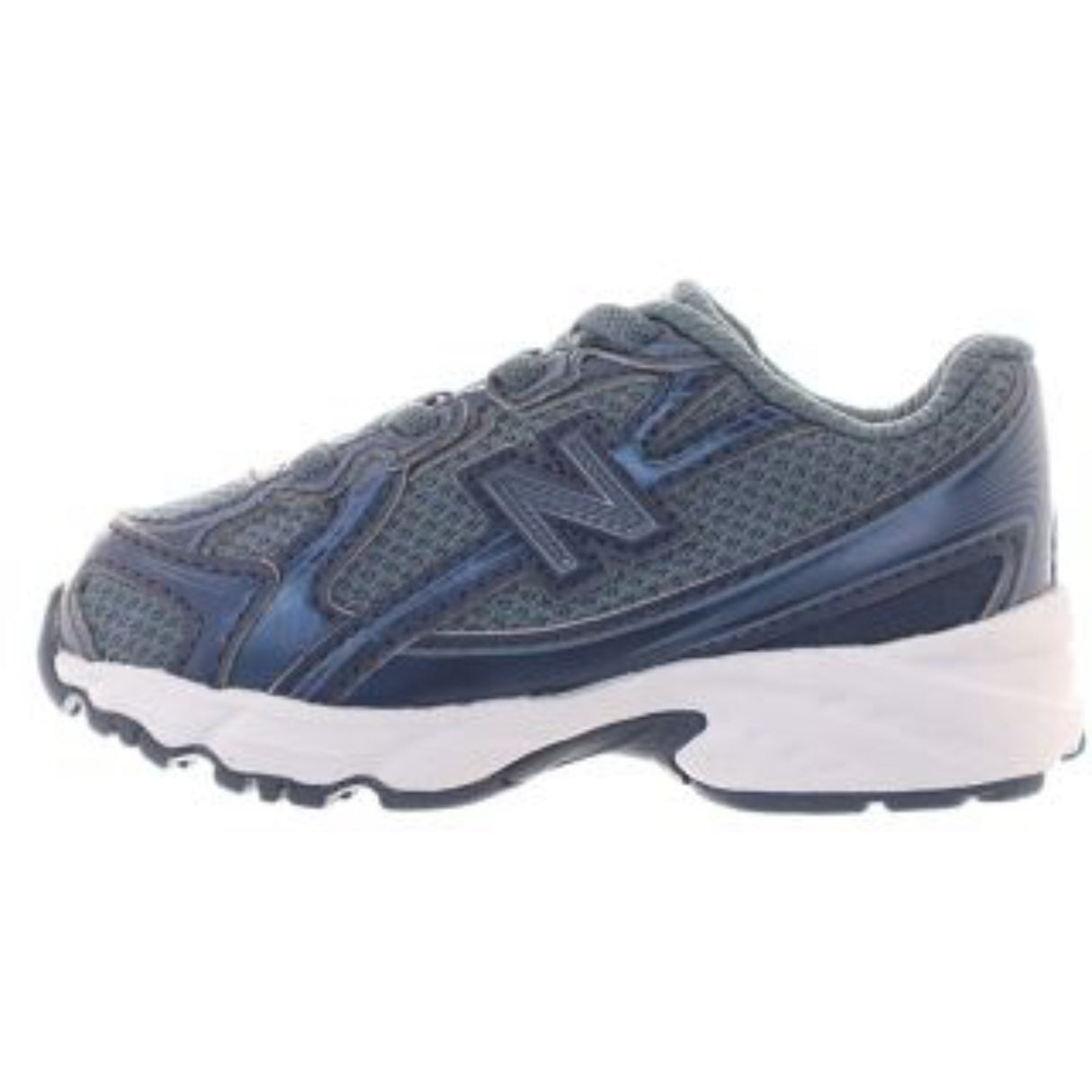 New Balance Shadow Blue 740 Kids Bungee Lace