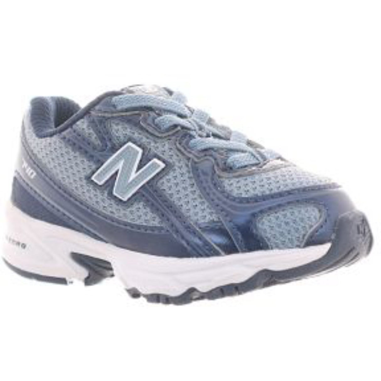 New Balance Shadow Blue 740 Kids Bungee Lace