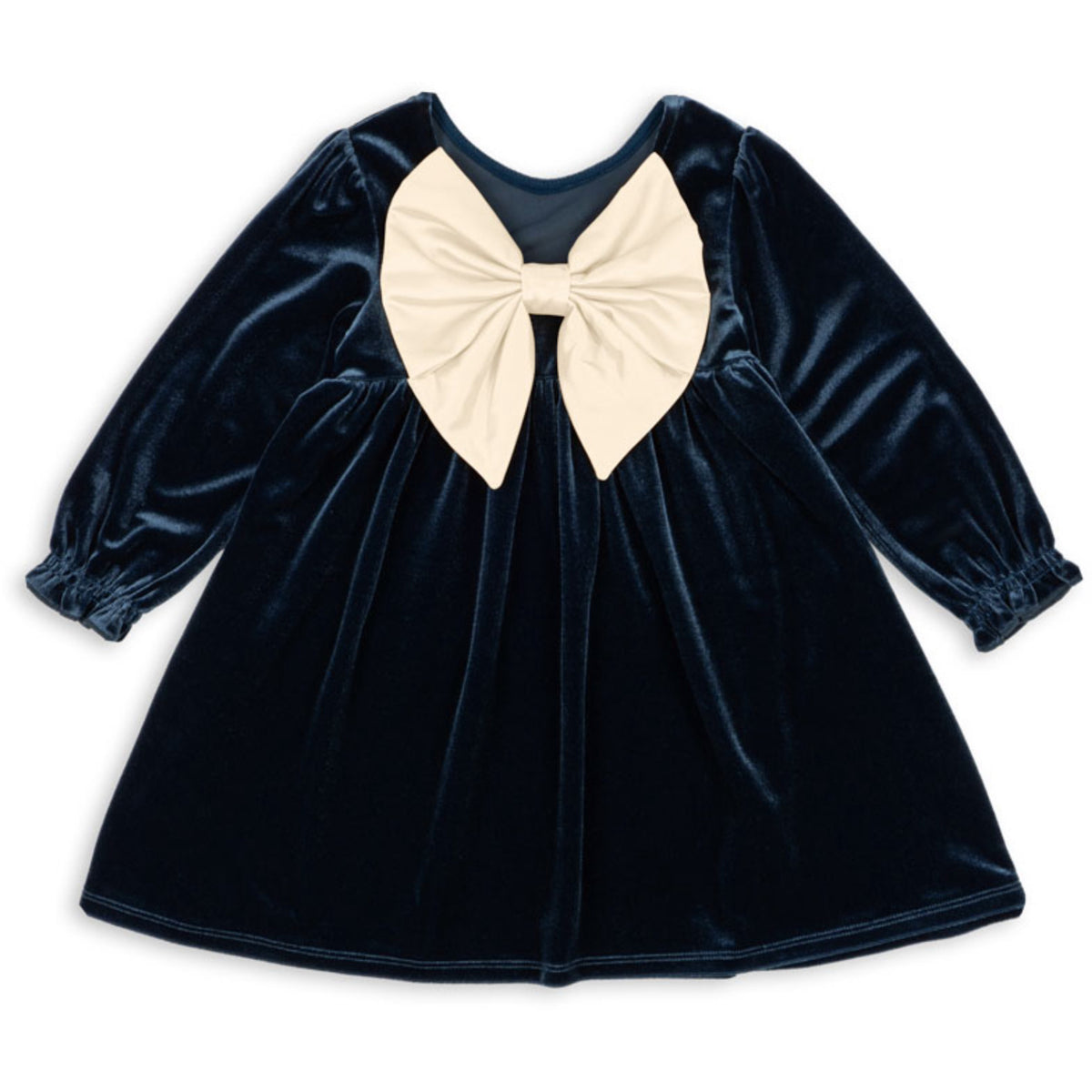 Konges Sløjd x Luksusbaby Navy Blazer Gia Bow Dress Grs