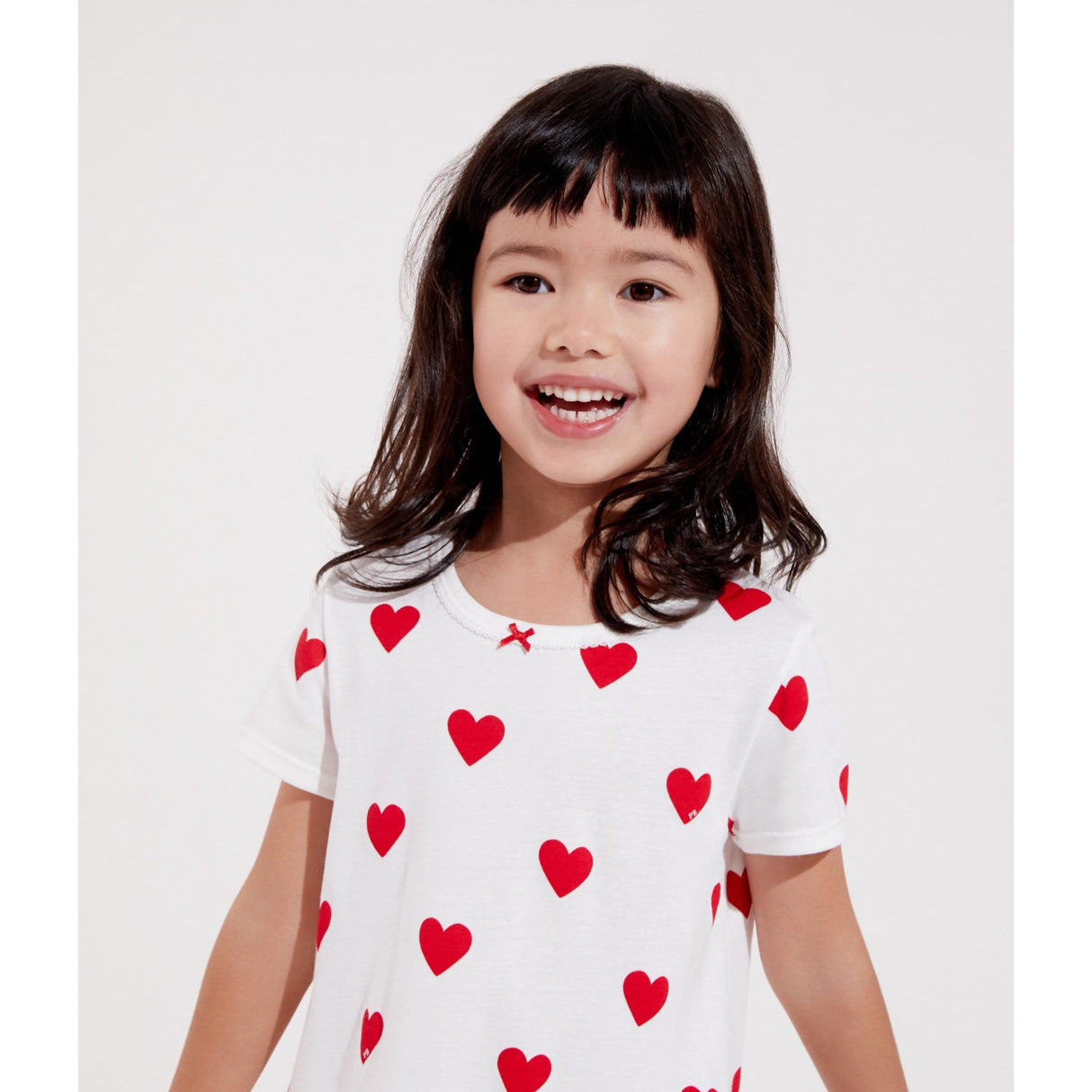 Petit Bateau MARSHMALLOW/TERKUIT Short Sleeves Dress