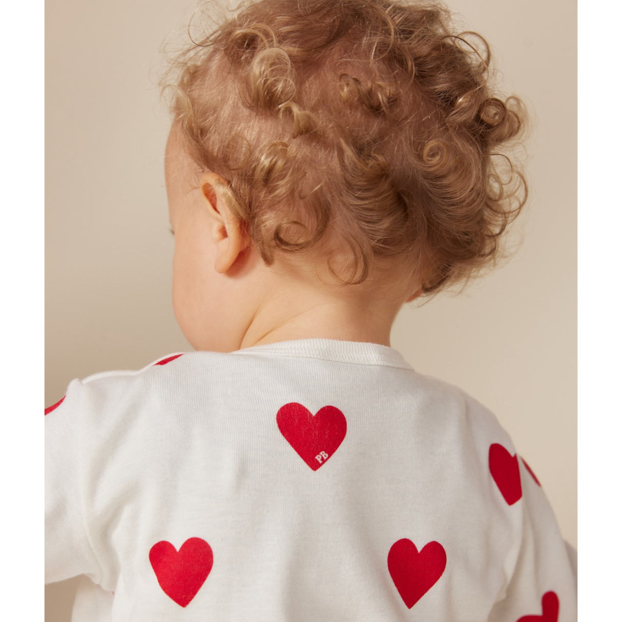 Petit Bateau Hearts Sleepsuit