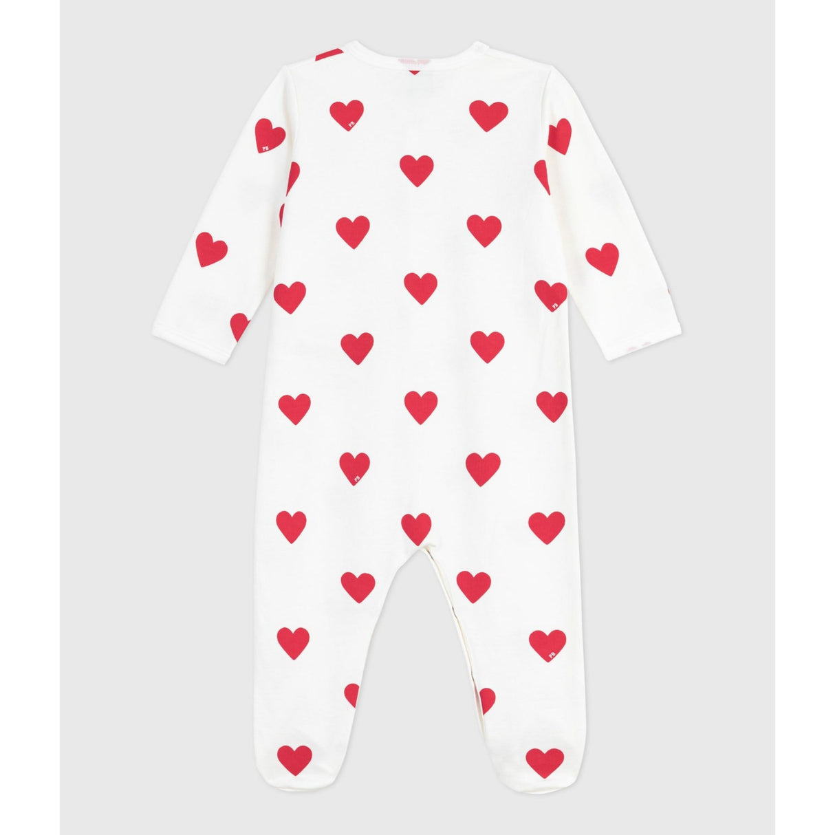 Petit Bateau Hearts Sleepsuit