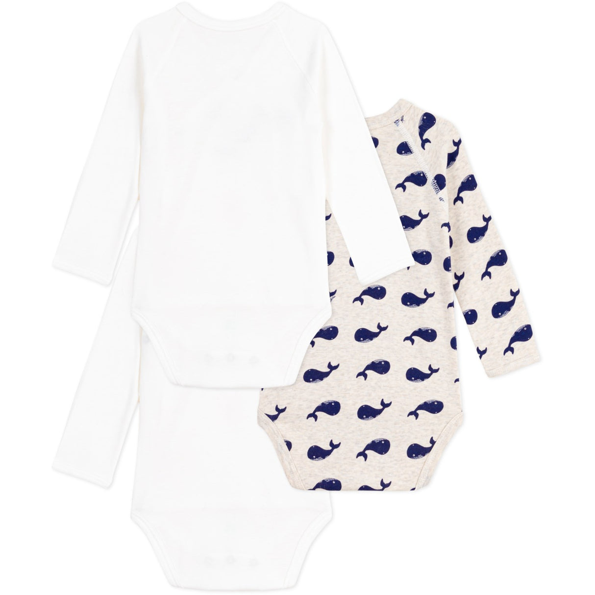 Petit Bateau Variante 1 Long Sleeve Bodysuit