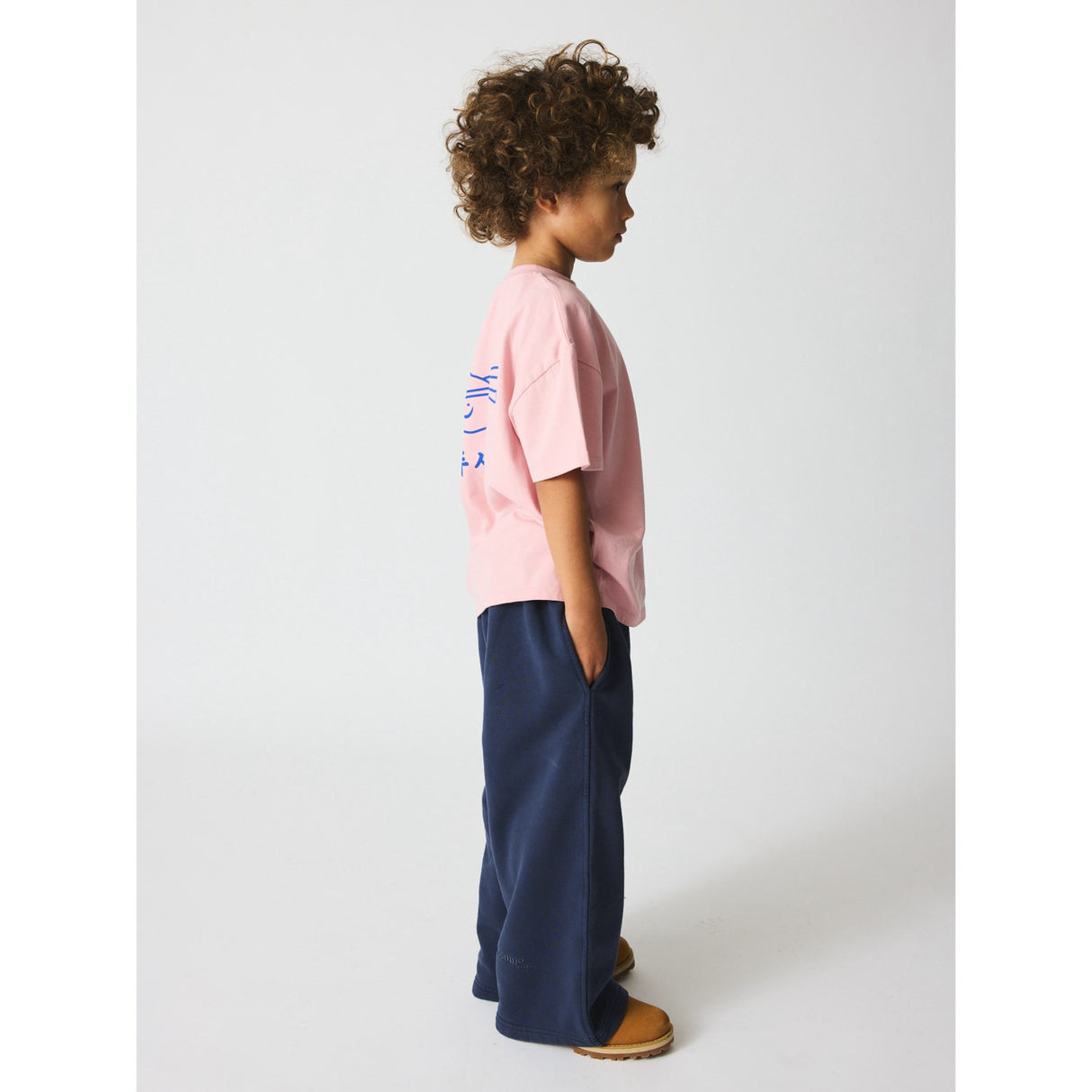 brunobruno nation Mood Indigo Blue Francis Embr Sweat Pants