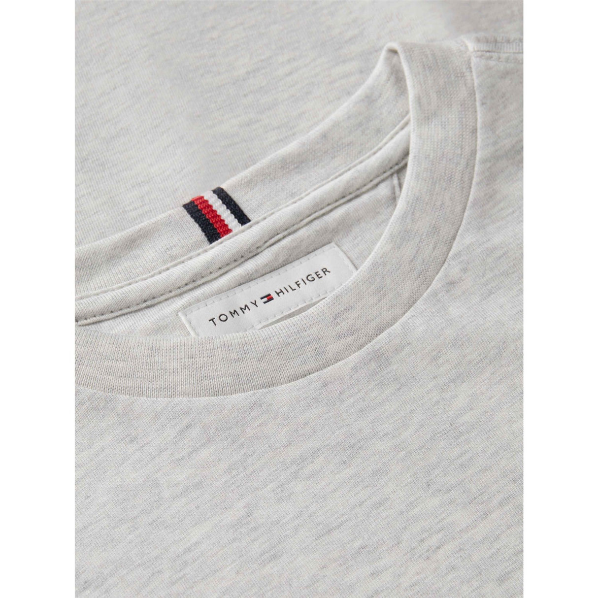 Tommy Hilfiger Grey Heather Essential Cotton Reg Fit Tee Ss