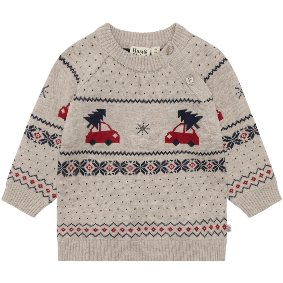 Hust & Claire Beige Melange Pilou Holiday