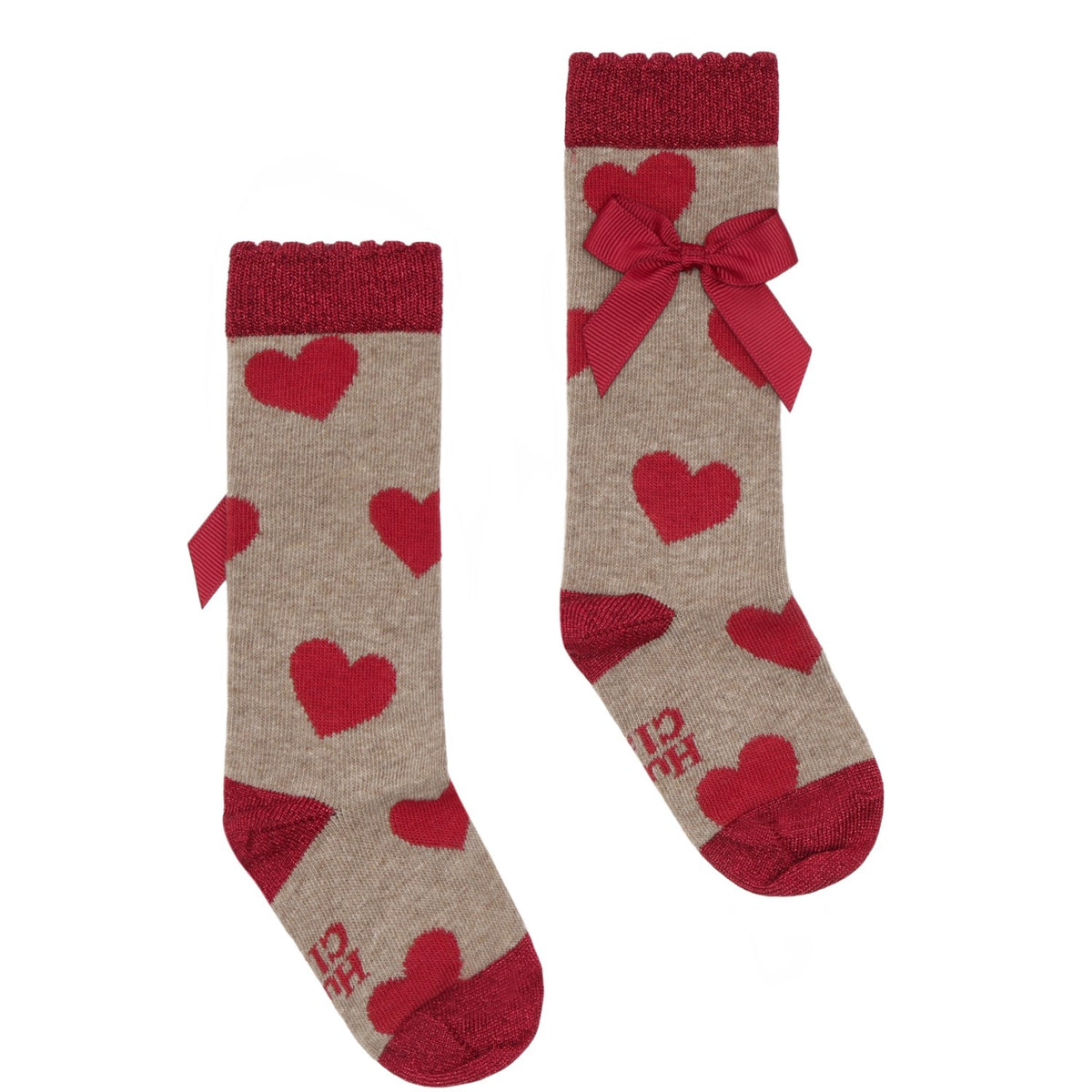 Hust & Claire Biscuit Melange Florie High Socks